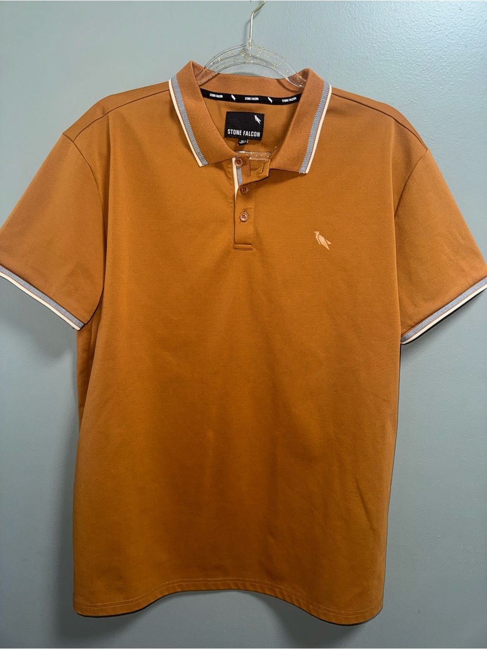 Stone Falcon Men's Polo Golf Casual XL